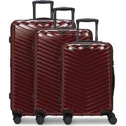 Redolz Essentials 18 4 Rollen Kofferset 3-teilig mit Dehnfalte  Variante 2