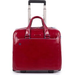 Piquadro Blue Square 2-Rollen Businesstrolley Leder 36 cm Laptopfach  Variante 2