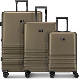 camel active Hanoi 4 Rollen Kofferset 3-teilig mit Dehnfalte  Variante 4