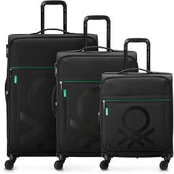 Delsey Paris x United Colors of Benetton Color Block 4-Rollen Kofferset 3 tlg.  Variante 1