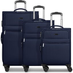 bugatti Valencia Soft 4 Rollen Kofferset 3-teilig mit Dehnfalte  Variante 2