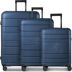 Redolz Essentials 11 4 Rollen Kofferset 3-teilig mit Dehnfalte  Variante 5