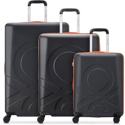 Delsey Paris x United Colors of Benetton Fabrica 4-Rollen Kofferset 3 tlg.  Variante 1