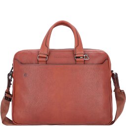 Piquadro Black Square Aktentasche Leder 40 cm Laptopfach  Variante 1