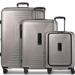 Redolz Essentials 14 4 Rollen Kofferset 3-teilig mit Dehnfalte  Variante 3