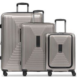 Redolz Essentials 14 4 Rollen Kofferset 3-teilig mit Dehnfalte  Variante 3