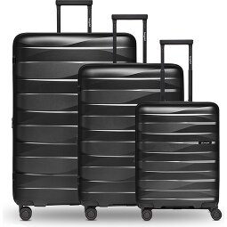 Bergpfeil Travel 4 Rollen Kofferset 3-teilig mit Dehnfalte  Variante 2