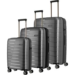 Travelite Air Base 4 Rollen Kofferset 3-teilig mit Dehnfalte  Variante 1
