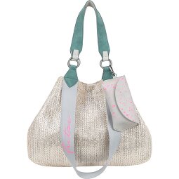 Fritzi aus Preußen Limited Painted Straw Schultertasche 43 cm  Variante 2