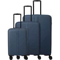 Travelite Air Stripe 4 Rollen Kofferset 3-teilig mit Dehnfalte  Variante 1