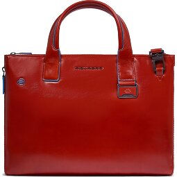 Piquadro Blue Square Shopper Tasche Leder 38 cm Laptopfach mit Dehnfalte  Variante 3