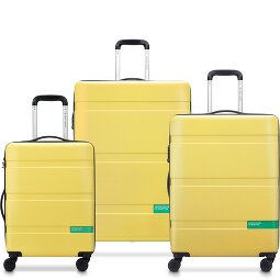 Delsey Paris x United Colors of Benetton Now Hardside 4-Rollen Kofferset 3 tlg. mit Dehnfalte  Variante 6