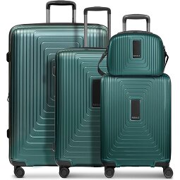Redolz Essentials 14 4-Rollen Kofferset + Beautycase 4 tlg. mit Dehnfalte  Variante 5