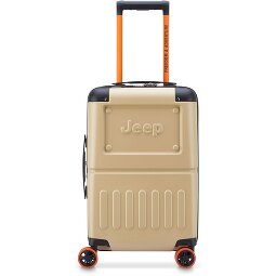 Jeep JH002B 4 Rollen Kabinentrolley XL 55 cm mit Dehnfalte  Variante 4