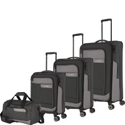 Travelite Viia 4 Rollen Kofferset 4-teilig mit Dehnfalte  Variante 2