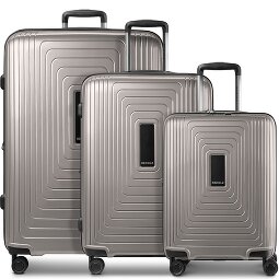 Redolz Essentials 14 4 Rollen Kofferset 3-teilig mit Dehnfalte  Variante 3