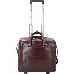 Piquadro Blue Square 2-Rollen Businesstrolley Leder 36 cm Laptopfach  Variante 1