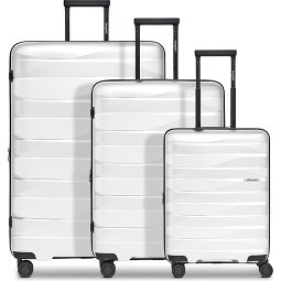 Bergpfeil Travel 4 Rollen Kofferset 3-teilig mit Dehnfalte  Variante 5