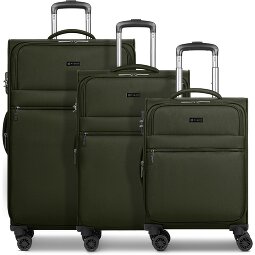 bugatti Valencia Soft 4 Rollen Kofferset 3-teilig mit Dehnfalte  Variante 3