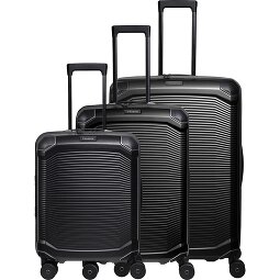 Travelite Millennium 4 Rollen Kofferset 3-teilig mit Dehnfalte  Variante 1