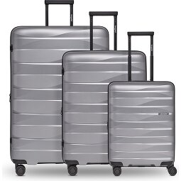 Bergpfeil Travel 4 Rollen Kofferset 3-teilig mit Dehnfalte  Variante 1