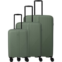 Travelite Air Stripe 4 Rollen Kofferset 3-teilig mit Dehnfalte  Variante 1