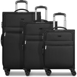 bugatti Valencia Soft 4 Rollen Kofferset 3-teilig mit Dehnfalte  Variante 1