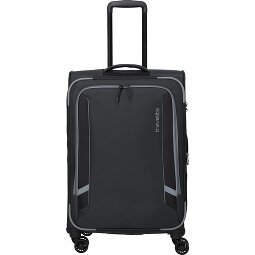 Travelite Corsiica 4 Rollen Trolley M 67 cm mit Dehnfalte  Variante 1
