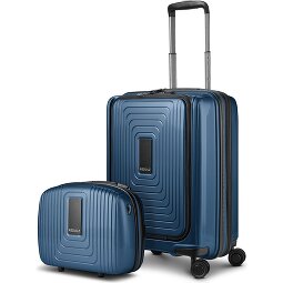 Redolz Essentials 14 Kofferset 2 tlg. Kabinentrolley mit Dehnfalte + Beautycase  Variante 4