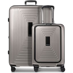 Redolz Essentials 14 4-Rollen Kofferset 2 tlg. Laptopfach mit Dehnfalte  Variante 3