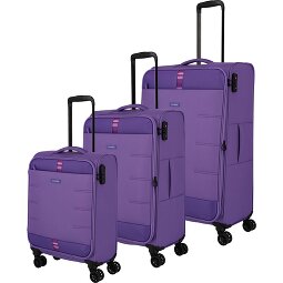 Travelite Rügen 4 Rollen Kofferset 3-teilig mit Dehnfalte  Variante 2