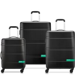 Delsey Paris x United Colors of Benetton Now Hardside 4-Rollen Kofferset 3 tlg. mit Dehnfalte  Variante 1
