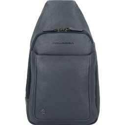 Piquadro Black Square Sling Bag Leder 39 cm  Variante 1