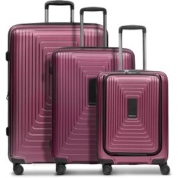 Redolz Essentials 14 4 Rollen Kofferset 3-teilig mit Dehnfalte  Variante 1