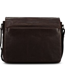Jost Glasgow Aktentasche RFID Schutz Leder 34 cm Laptopfach  Variante 2