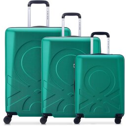 Delsey Paris x United Colors of Benetton Fabrica 4-Rollen Kofferset 3 tlg.  Variante 3