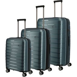 Travelite Air Base 4 Rollen Kofferset 3-teilig mit Dehnfalte  Variante 3