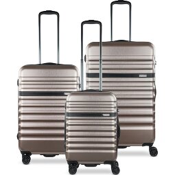 bugatti Corium 4-Rollen Kofferset 3tlg.  Variante 1