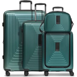 Redolz Essentials14 4-Rollen Kofferset Beautycase 4tlg mit Dehnfalte Laptopfach  Variante 5