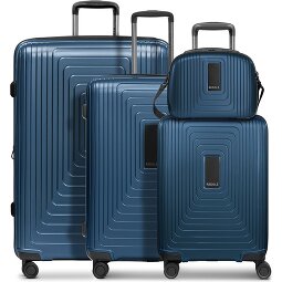 Redolz Essentials 14 4-Rollen Kofferset + Beautycase 4 tlg. mit Dehnfalte  Variante 4