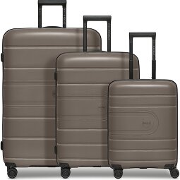 Redolz Essentials 11 4 Rollen Kofferset 3-teilig mit Dehnfalte  Variante 7
