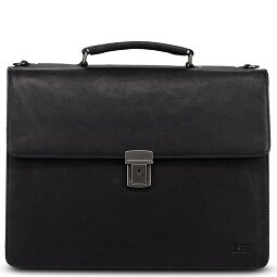 Jost Glasgow Aktentasche RFID Schutz Leder 40 cm Laptopfach  Variante 1