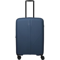 Travelite Air Stripe 4 Rollen Trolley M 66 cm mit Dehnfalte  Variante 3