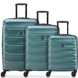 Delsey Paris Meteor 4 Rollen Kofferset 3-teilig mit Dehnfalte  Variante 3