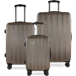 bugatti Lima 2.0 FL 4-Rollen Kofferset 3tlg mit Doppelrollen  Variante 1