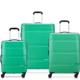 Delsey Paris x United Colors of Benetton Now Hardside 4-Rollen Kofferset 3 tlg. mit Dehnfalte  Variante 2
