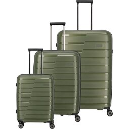 Travelite Air Base 4 Rollen Kofferset 3-teilig mit Dehnfalte  Variante 4