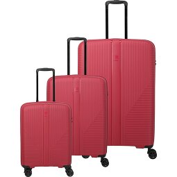 Travelite Air Stripe 4 Rollen Kofferset 3-teilig mit Dehnfalte  Variante 4