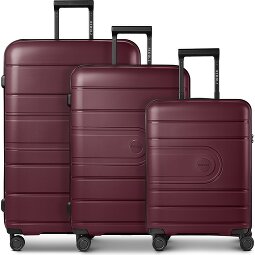 Redolz Essentials 11 4 Rollen Kofferset 3-teilig mit Dehnfalte  Variante 3