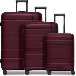 Redolz Essentials 11 4 Rollen Kofferset 3-teilig mit Dehnfalte  Variante 3